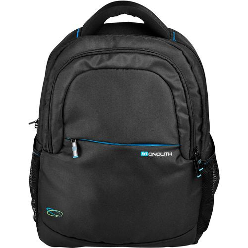 Laptop rugzak Monolith Blue line 3312 zwart