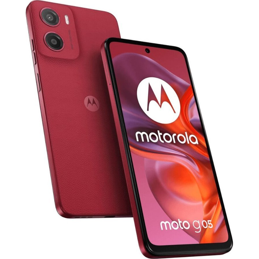 Motorola moto g05 16,9 cm (6.67") Dual SIM Android 15 4G USB Typ-C 4 GB 64 GB 5200 mAh Červená (PB6L0005SE)