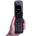 Returned Resale - TTfone Black TT140 with Mains Charger and Vodafone Pay As You Go
