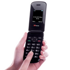 Returned Resale - TTfone Black TT140 with Mains Charger and Vodafone Pay As You Go